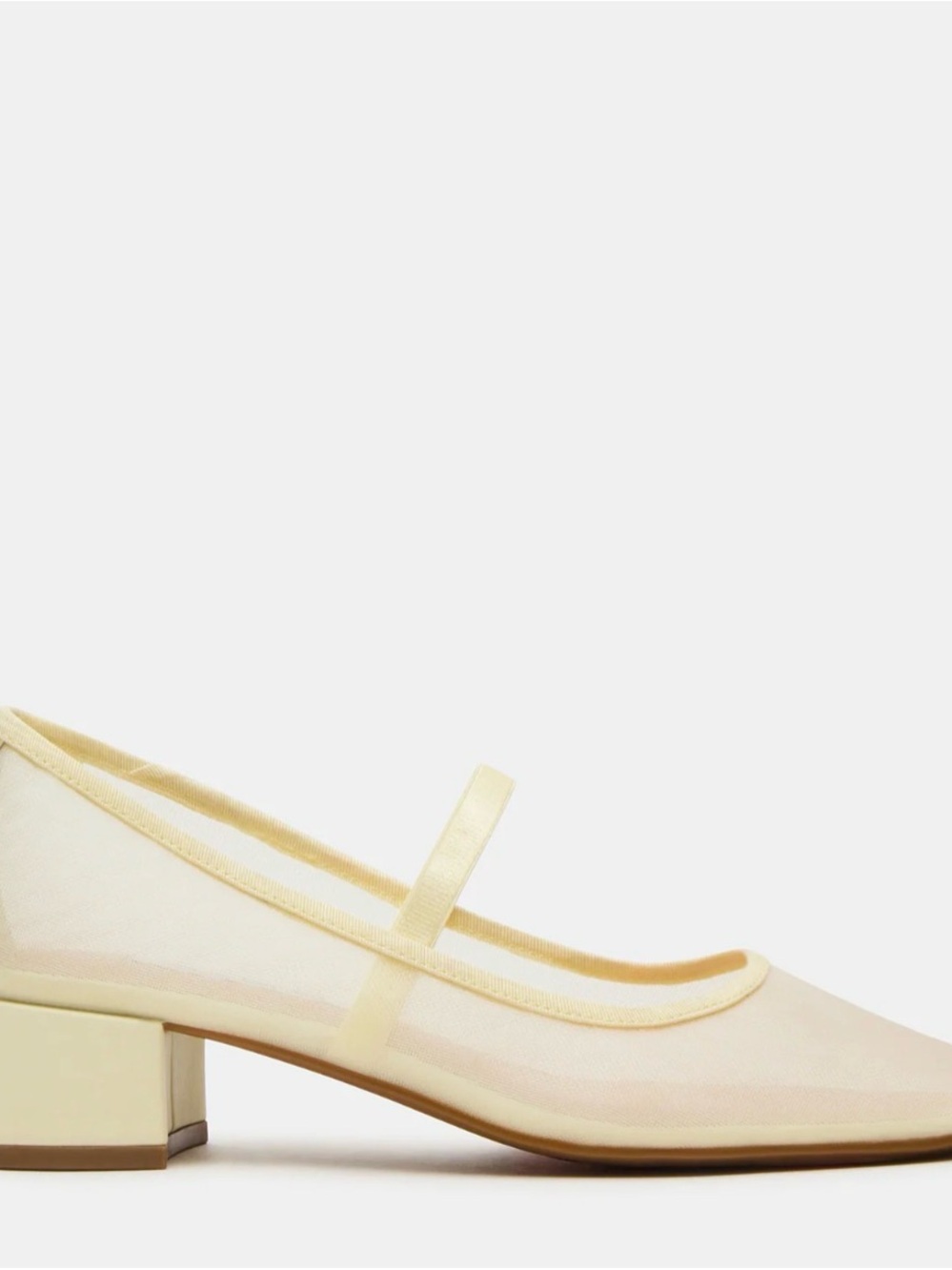 STEVE MADDEN MURAL BUTTER YELLOW MARY JANES